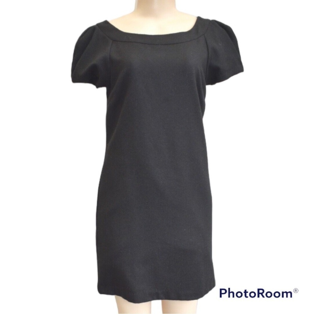 Graham & Spencer Stunning wool silk blend designer classic little black dress - Picture 7 of 8